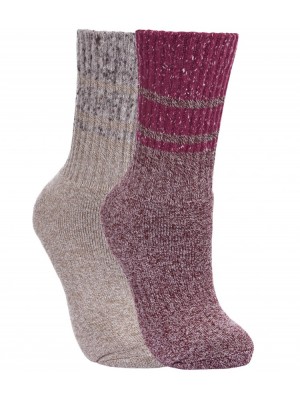 Plain LADIES HADLEY BOOT SOCKS TRESPASS