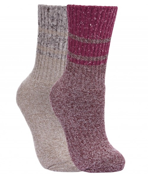 Plain LADIES HADLEY BOOT SOCKS TRESPASS