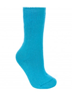 Plain LADIES FUZZ THERMAL SOCKS TRESPASS