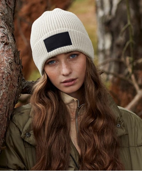 Plain Beanie Fashion patch beanie Beechfield