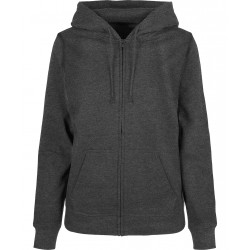 Plain Hoodie Women’s basic zip hoodie Build Your Brand Basic 270 GSM