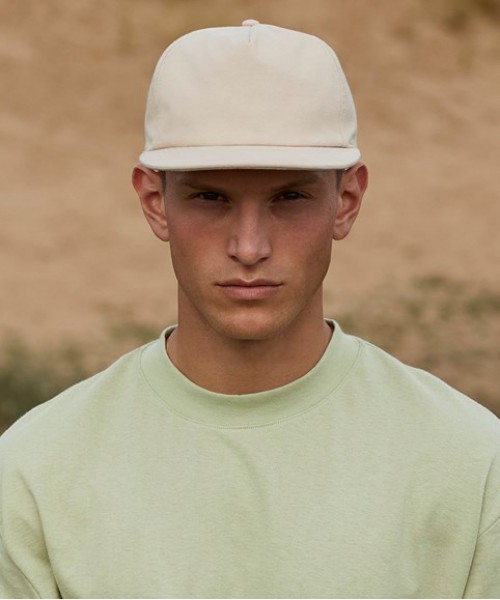 Plain Cap Organic cotton unstructured 5-panel cap Beechfield