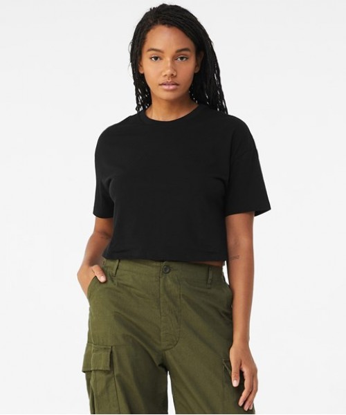 Plain Crop tee Women’s Jersey crop tee Bella+Canvas 145 GSM