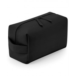 Plain accessory case Matte PU toiletry/accessory case Bagbase
