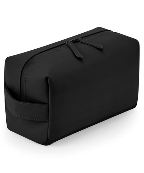 Plain accessory case Matte PU toiletry/accessory case Bagbase