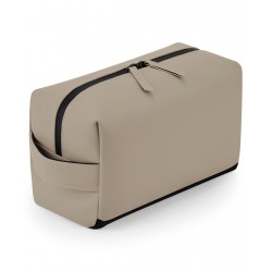 Plain accessory case Matte PU toiletry/accessory case Bagbase