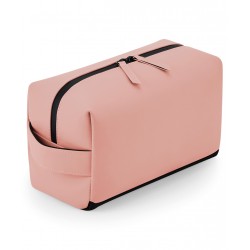 Plain accessory case Matte PU toiletry/accessory case Bagbase