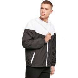 Plain Windrunner jacket Two-tone tech windrunner jacket Build Your Brand 130 GSM