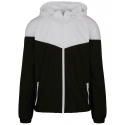 Plain Windrunner jacket Two-tone tech windrunner jacket Build Your Brand 130 GSM