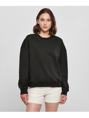 Plain Sweatshirt Women’s oversized crew neck sweatshirt Build Your Brand 300 GSM