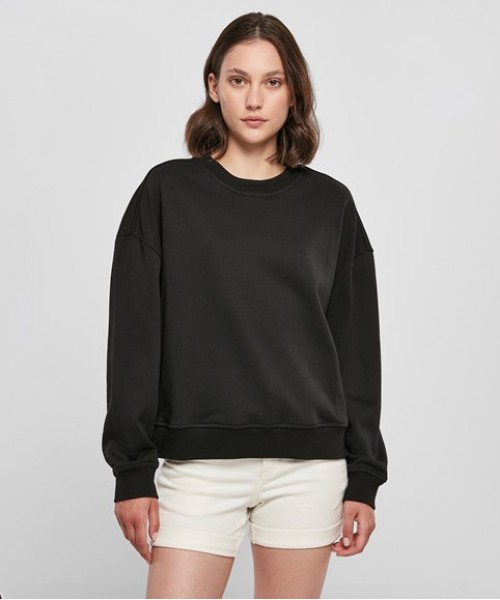 Plain Sweatshirt Women’s oversized crew neck sweatshirt Build Your Brand 300 GSM