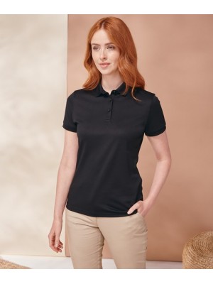 Plain T-shirt Women’s recycled polyester polo shirt Henbury 200 GSM