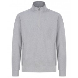 Plain Sweatshirt Unisex sustainable 1/4 zip sweatshirt Henbury 300 GSM