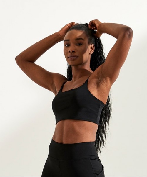 Plain sports bra Women’s recycled tech sports bra AWDis Just Cool 240 GSM