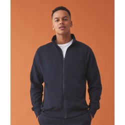 Plain sweatshirt Campus full-zip sweatshirt AWDis Just Hoods 330 GSM