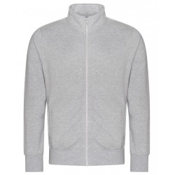 Plain sweatshirt Campus full-zip sweatshirt AWDis Just Hoods 330 GSM