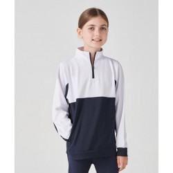 Plain Traksuit Kids 1/4 tracksuit top Finden & Hales 250 GSM