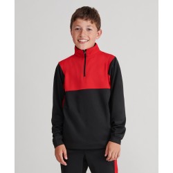 Plain Traksuit Kids 1/4 tracksuit top Finden & Hales 250 GSM