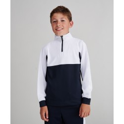 Plain Traksuit Kids 1/4 tracksuit top Finden & Hales 250 GSM