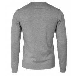 Plain knit Brighton knit v-neck Nimbus 190 GSM