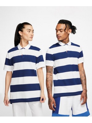 Plain Polo-Shirt The Nike polo golf stripe slim Nike 253 GSM