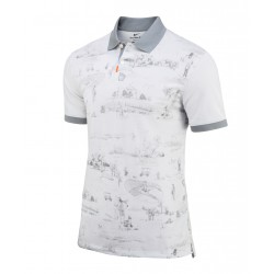 Plain Polo-Shirt Nike Dri-FIT slim print polo Nike