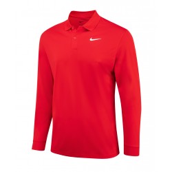 Plain Polo-Shirt Nike Dri-FIT Victory solid long sleeve polo Nike
