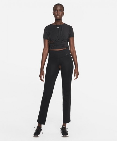 Plain T-Shirt Women’s Nike One Luxe Dri-FIT short sleeve standard twist top Nike