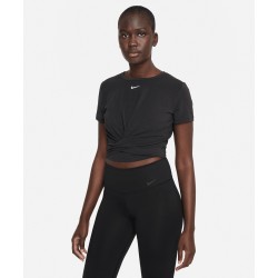 Plain T-Shirt Women’s Nike One Luxe Dri-FIT short sleeve standard twist top Nike