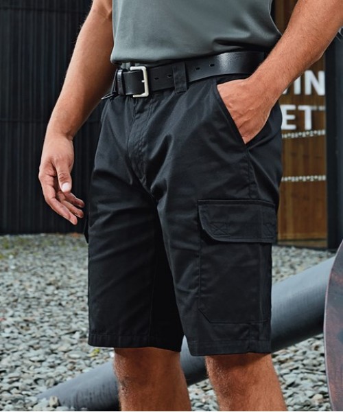 Plain Shorts Workwear cargo shorts Premier 195 GSM