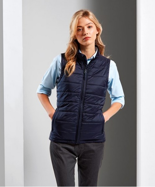 Plain Gilet Women’s ‘Recyclight’ padded gilet Premier 38 GSM