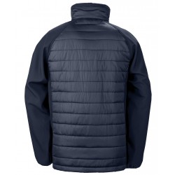 Plain Jacket Compass padded softshell jacket Result Genuine Recycled 280 GSM