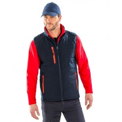 Plain Gilet compass padded softshell gilet Result Genuine Recycled 280 GSM