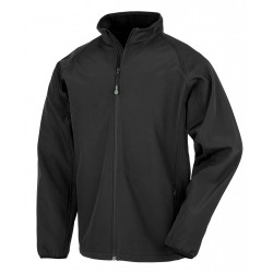 Plain Jacket Men's recycled 2-layer printable softshell jacket Result Genuine Recycled 280 GSM