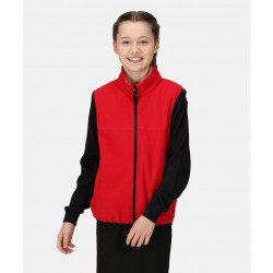 Plain Microfleece Bodywarmer Kids microfleece bodywarmer Regatta Junior 170 GSM