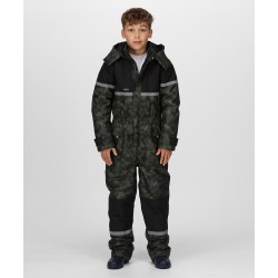 Plain Coverall Kids Rancher waterproof insulated coverall Regatta Junior 185 GSM