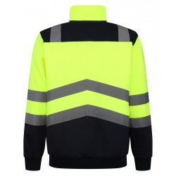 Plain Sweatshirt Pro hi-vis 1/4-zip sweatshirt Regatta High Visibility 195 GSM