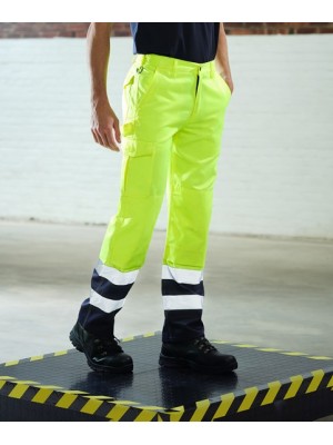 Plain Trousers Pro hi-vis cargo trousers Regatta High Visibility 270 GSM