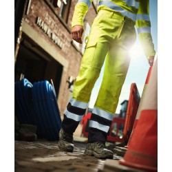 Plain Trousers Pro hi-vis cargo trousers Regatta High Visibility 270 GSM