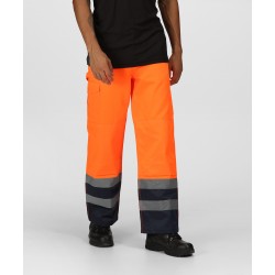 Plain Trousers Pro hi-vis cargo trousers Regatta High Visibility 270 GSM