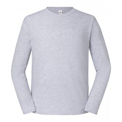 Plain T-shirt Iconic 195 ringspun premium long sleeve T Fruit of the Loom 195 GSM