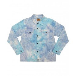 Plain Jacket Tie-dye denim jacket Colortone 300 GSM