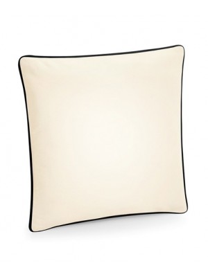 Plain Cushion Cover Fairtrade cotton piped cushion cover Westford Mill 305 GSM