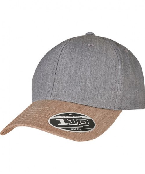 Plain Cap 110 Melange mix cap (110MM) Flexfit by Yupoong 208 GSM