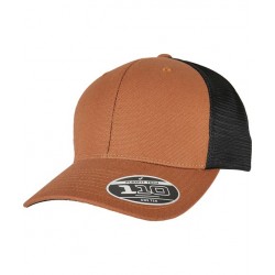 Plain Cap 110 Structured canvas trucker (110ST) Flexfit by Yupoong 305 GSM