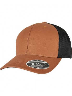 Plain Cap 110 Structured canvas trucker (110ST) Flexfit by Yupoong 305 GSM