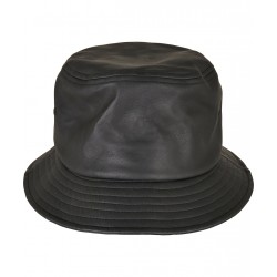 Plain Bucket hat Imitation leather bucket hat (5003IL) Flexfit by Yupoong 255 GSM