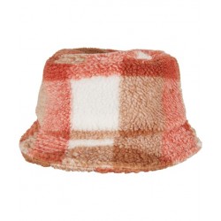 Plain Bucket hat Sherpa check bucket hat (5003SC) Flexfit by Yupoong 386 GSM