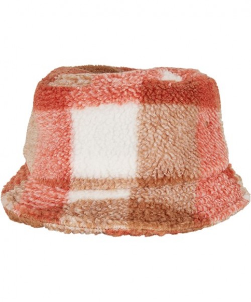 Plain Bucket hat Sherpa check bucket hat (5003SC) Flexfit by Yupoong 386 GSM