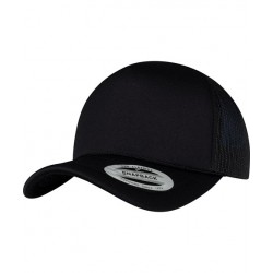 Plain Cap Foam trucker cap curved visor (6005FC) Flexfit by Yupoong